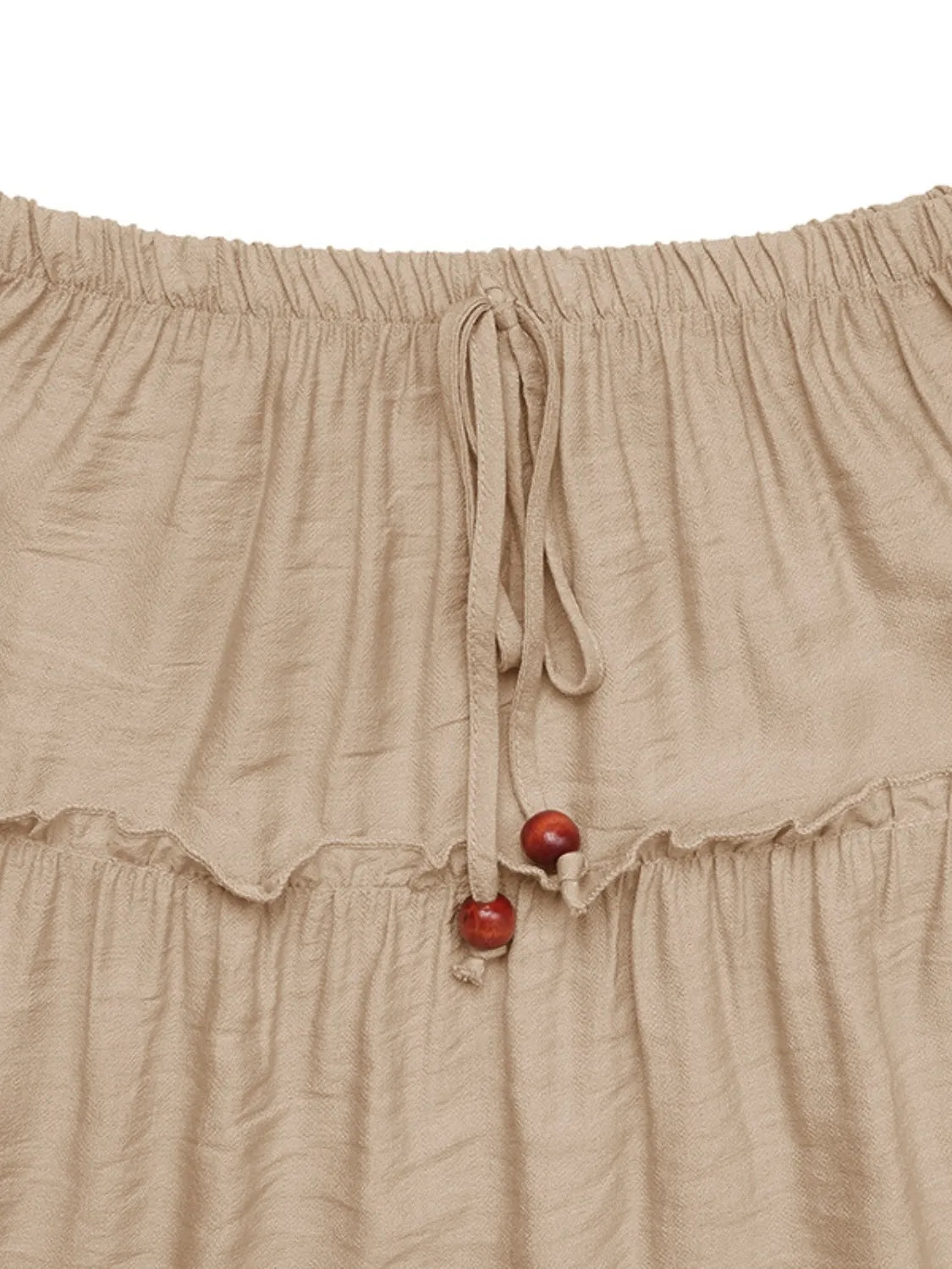 Bohemian Pleated Summer Maxi Skirt