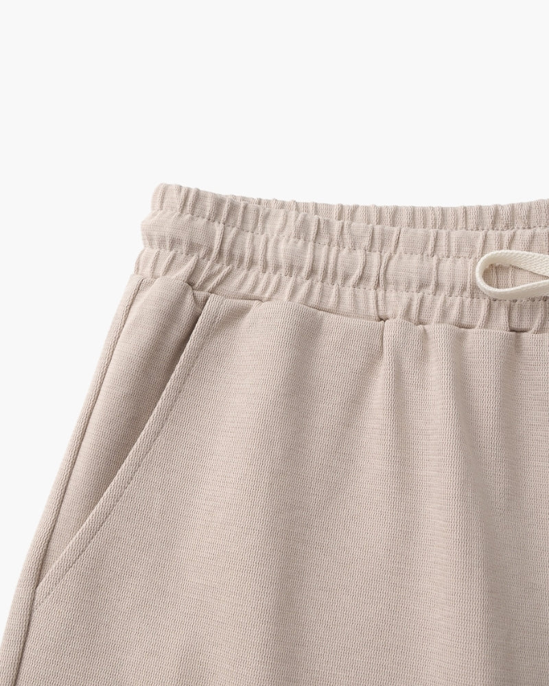 Elastic Waist Drawstring Sport Shorts