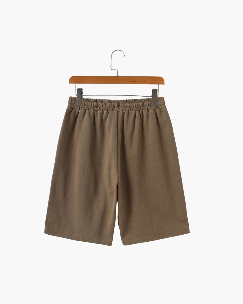 Elastic Waist Drawstring Sport Shorts