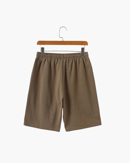 Elastic Waist Drawstring Sport Shorts