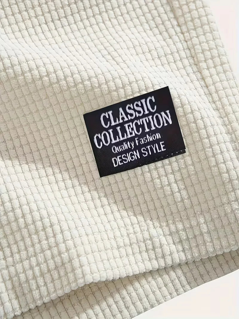 Men's Casual Drawstring Shorts with Side Pockets