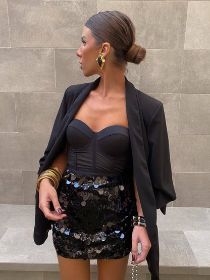 Sexy Sequin Mini Skirt for Women – Party & Club Wear