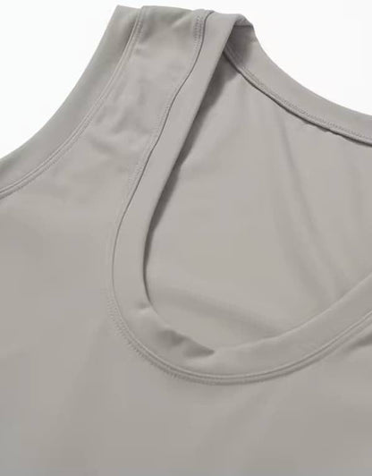 Sleeveless Stretch Romper with Waistband Detail