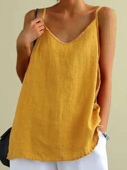 Lightweight Spaghetti Strap Summer Top