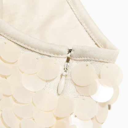 Elegant Sequin Midi Skirt