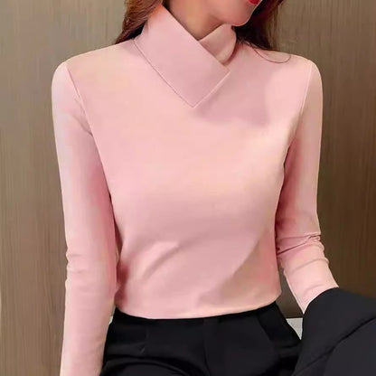 Chic Turtleneck T-Shirt for Women
