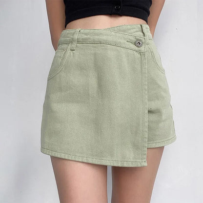 Classic High-Waisted Mini Skirt