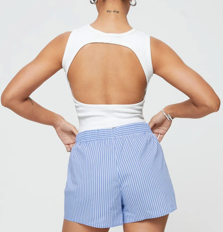 Lounge Shorts with Elastic Waistband