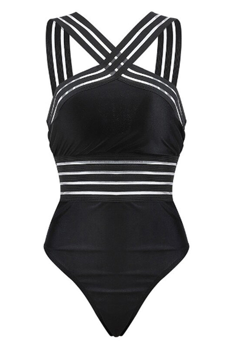 Strappy Crossed Monokini Swimsuit