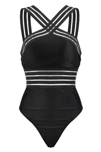 Strappy Crossed Monokini Swimsuit
