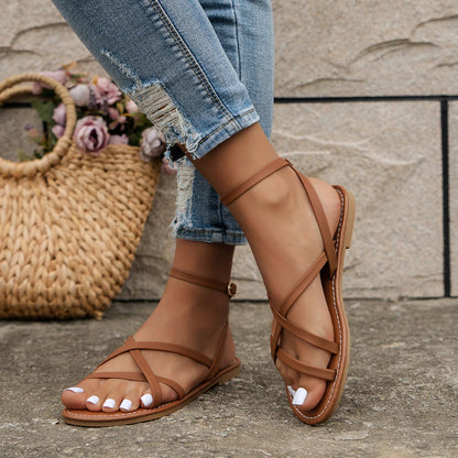 Minimalist Strappy Roman Sandals