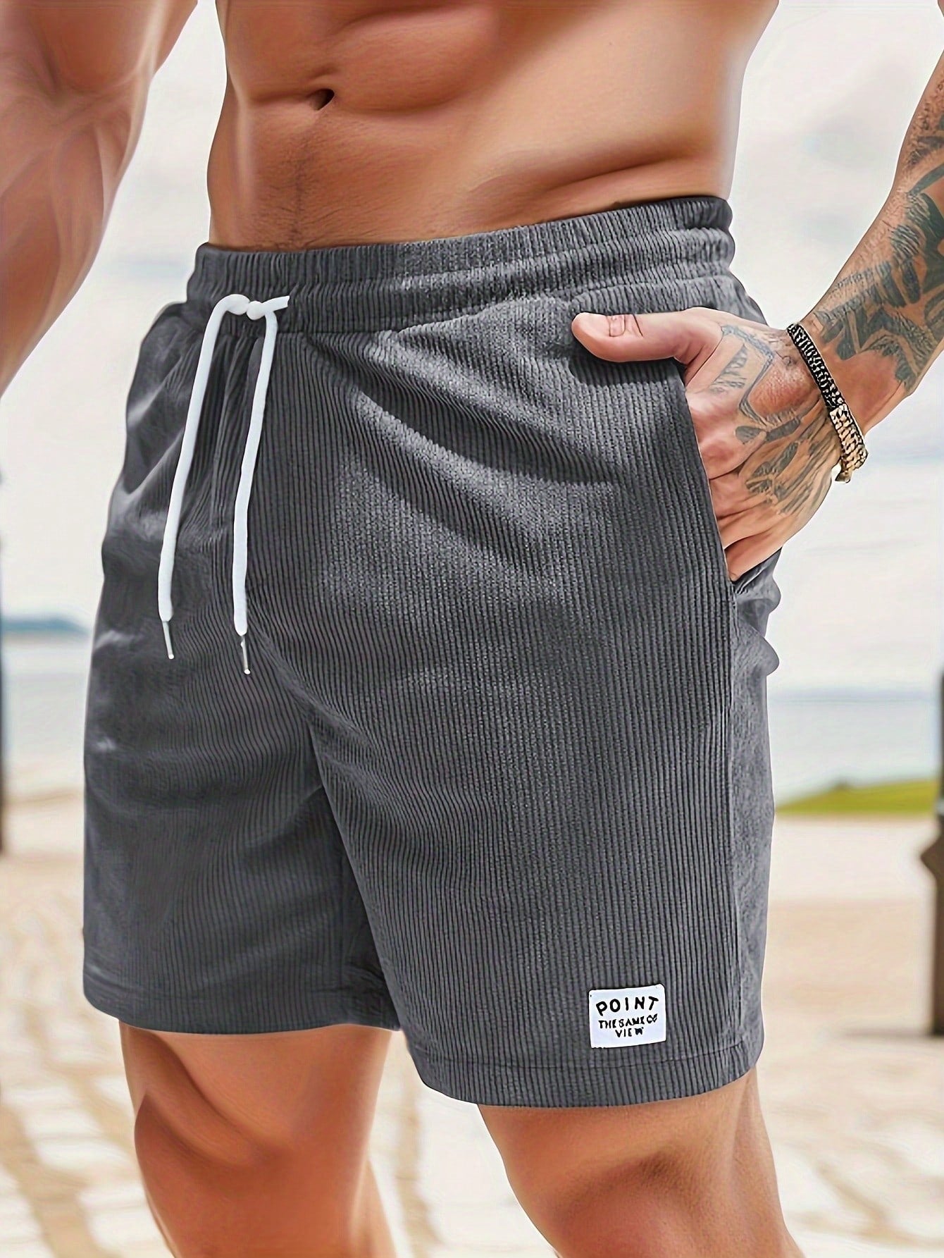 Men's Casual Drawstring Shorts