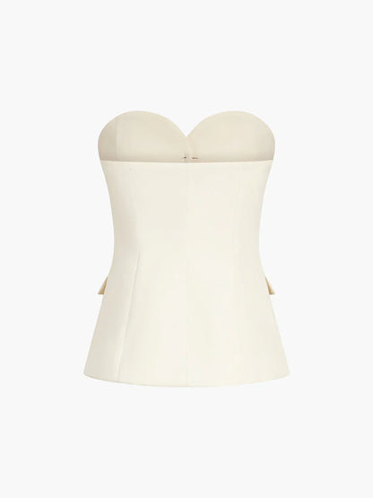 Corset-Inspired Two Piece Set