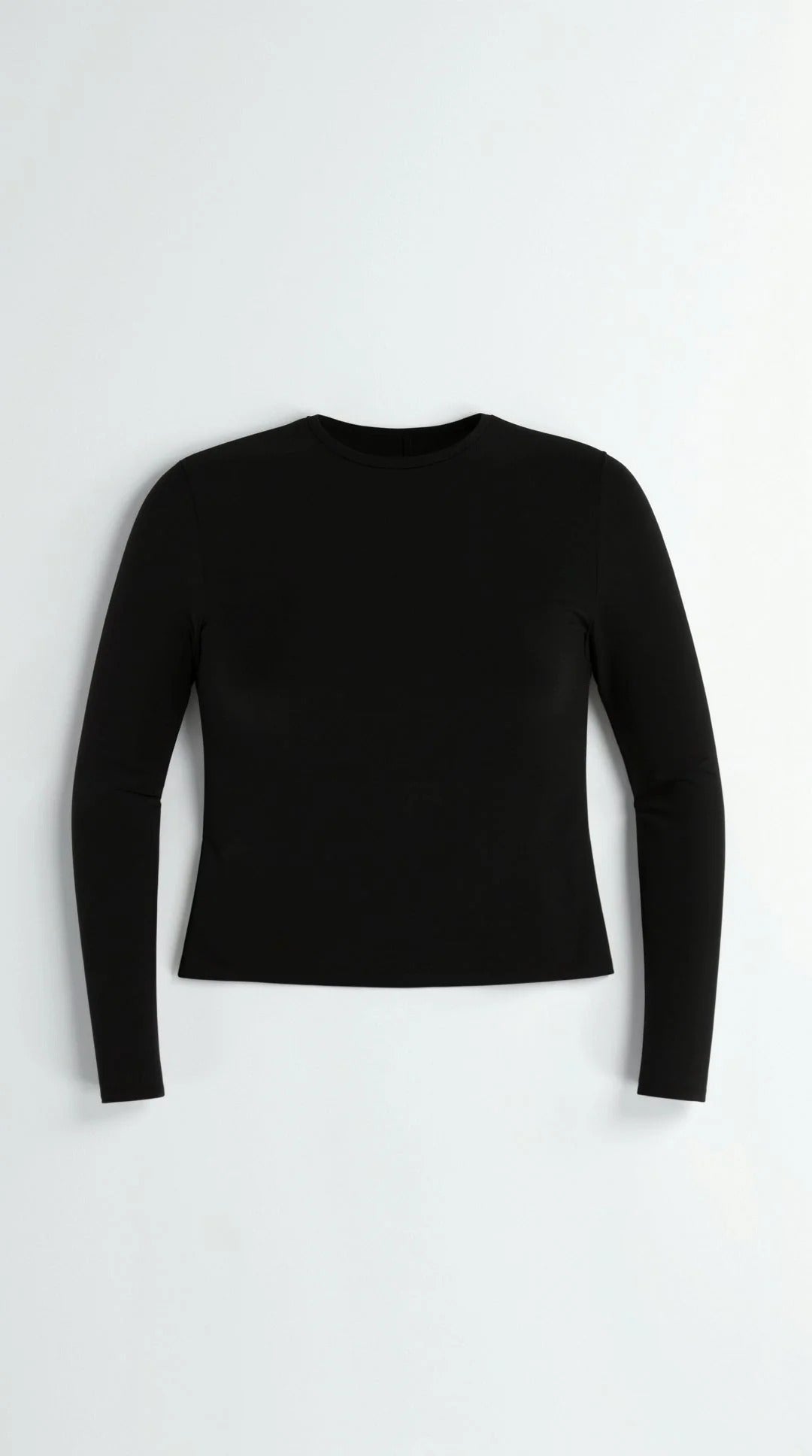 Long Sleeve Fitted Crop Top