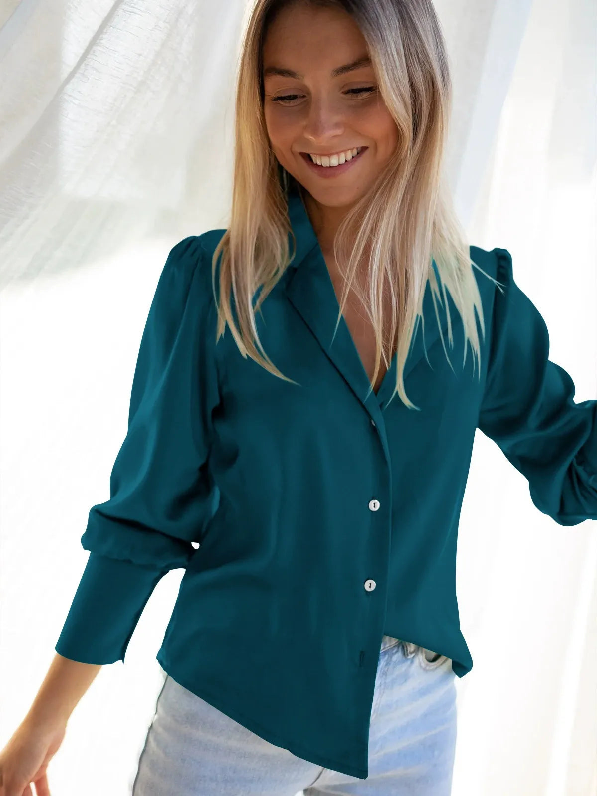 Silky Soft Relaxed Blouse for Women