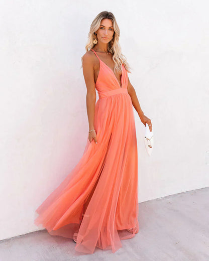 Elegant and Flowing Maxi Dress for Women